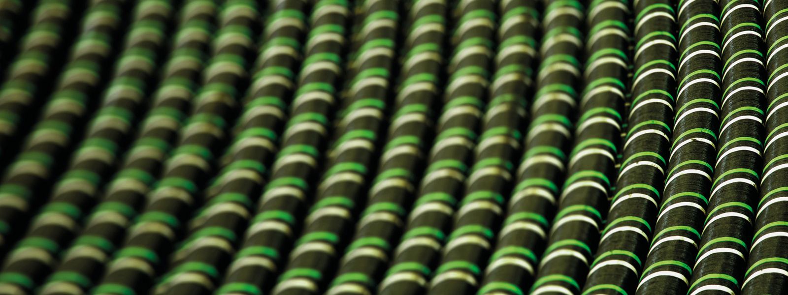 Cables Black Green White