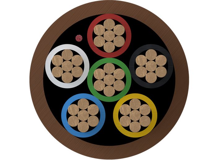 Intruder alarm cables cross-section