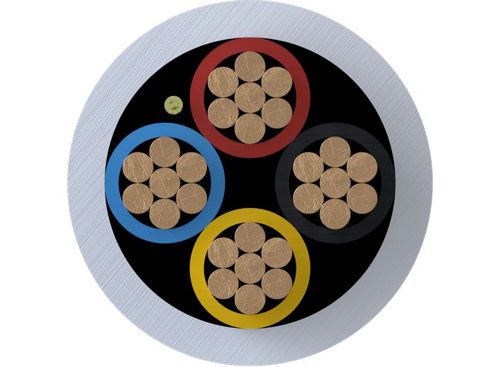 Intruder alarm cables cross-section